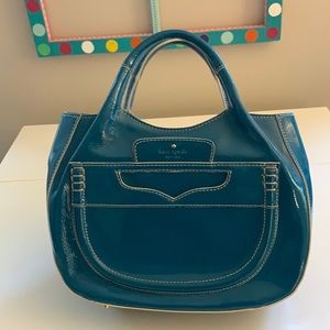 Kate Spade Handbag. Blue Patent leather.
